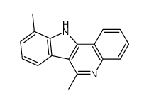 6,10-Dimethyl-11H-indolo[3,2-c]quinoline结构式