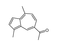 1-(3,8-dimethylazulen-5-yl)ethanone Structure