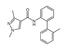 N-(2'-methylbiphen-2-yl)-1,3-dimethyl-1H-pyrazole-4-carboxamide结构式