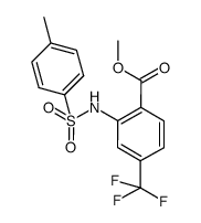 4-methyl-N-(2-methoxycarbonyl-5-trifluoromethylphenyl)benzenesulfonylamide Structure