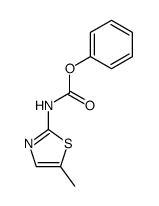 phenyl N-2-(5-methylthiazolyl)carbamate结构式