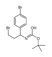 tert-butyl N-[3-bromo-1-(4-bromophenyl)propyl]carbamate picture