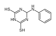 6-anilino-1,3,5-triazinane-2,4-dithione Structure