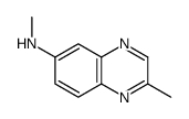 6-Quinoxalinamine,N,2-dimethyl-(9CI) structure