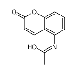 N-(2-oxochromen-5-yl)acetamide Structure