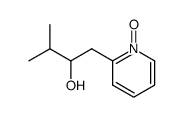 3-methyl-1-(1-oxy-pyridin-2-yl)-butan-2-ol结构式