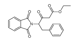 3-oxo-5-phenyl-4-phthalimido-pentanoic acid ethyl ester Structure