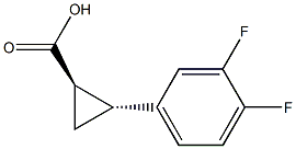 90 反式-2-(34-二氟苯基)环丙烷-1-羧酸图片