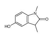 1,3-二甲基-5-羟基吲哚啉-2-酮结构式