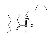 3,5,5-trimethylhexanoyloxybenzene sulfonate结构式