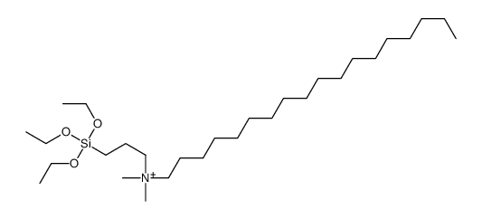 dimethyl-octadecyl-(3-triethoxysilylpropyl)azanium Structure