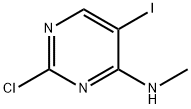 2-氯-4-甲胺基-5-碘嘧啶结构式
