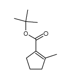 tert-butyl 2-methylcyclopent-1-enecarboxylate Structure