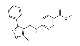 methyl 6-[(5-methyl-3-phenyl-1,2-oxazol-4-yl)methylamino]pyridine-3-carboxylate Structure