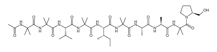 Ac-Aib-Aib-Val-Aib-Ile-Aib-Ala-Ala-Aib-prolinol picture