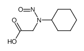 N-cyclohexyl-N-nitroso-glycine Structure