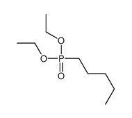 Pentylphosphonic acid diethyl ester结构式