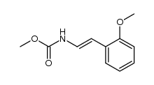 (2-methoxy-styryl)-carbamic acid methyl ester Structure