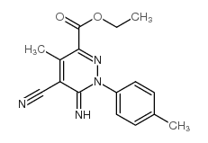 ETHYL 5-CYANO-6-IMINO-4-METHYL-1-(4-METHYLPHENYL)-1,6-DIHYDROPYRIDAZINE-3-CARBOXYLATE picture