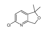 2-chloro-5,5-dimethyl-5,7-dihydrofuro[3,4-b]pyridine Structure