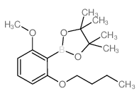 2-(n-Butoxy)-6-methoxyphenylboronic acid pinacol ester Structure