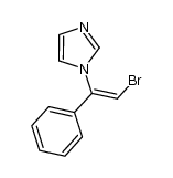 (Z)-1-(2-bromo-1-phenylvinyl)-1H-imidazole Structure