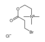 2-Carboxyethyl-bromo-choline Ester, Chloride Salt structure