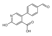 5-(4-formylphenyl)-2-oxo-1H-pyridine-4-carboxylic acid Structure