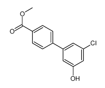 methyl 4-(3-chloro-5-hydroxyphenyl)benzoate结构式