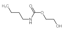 Carbamic acid,N-butyl-, 2-hydroxyethyl ester Structure