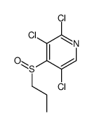 2,3,5-Trichloro-4-(propylsulfinyl)pyridine结构式