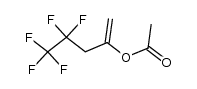 4,4,5,5,5-pentafluoropent-1-en-2-yl acetate结构式