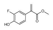 methyl 2-(3-fluoro-4-hydroxyphenyl)acrylate Structure