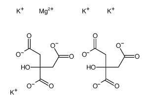 MAGNESIUMPOTASSIUMCITRATE Structure