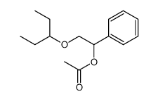 1-Acetoxy-2-(3-pentoxy)-1-phenylethane结构式