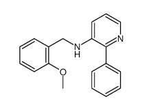 3-(2-methoxybenzylamino)-2-phenylpyridine结构式