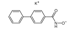 potassium p-phenylbenzohydroxamate Structure