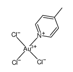 trichloro(4-methylpyridine)gold(III) Structure