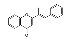 (E)-α-methyl-2-styrylchromone Structure