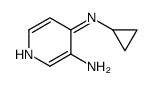 3,4-Pyridinediamine,N4-cyclopropyl-(9CI) picture