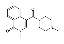 2-methyl-4-(4-methylpiperazine-1-carbonyl)isoquinolin-1-one Structure