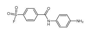 4-((4-aminophenyl)carbamoyl)benzene-1-sulfonyl fluoride Structure