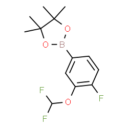 2-(3-(二氟甲氧基)-4-氟苯基)-4,4,5,5-四甲基-1,3,2-二氧杂硼烷图片