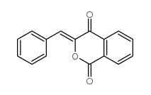 3-BENZYLIDENEISOCHROMAN-1,4-DIONE structure