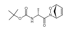 tert-butyl ((R)-1-((1S,4R)-2-oxa-3-azabicyclo[2.2.1]hept-5-en-3-yl)-1-oxopropan-2-yl)carbamate结构式