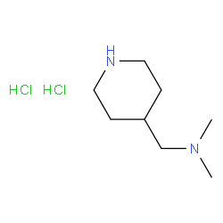 N,N-Dimethyl-1-(4-Piperidinyl)Methanamine Dihydrochloride structure