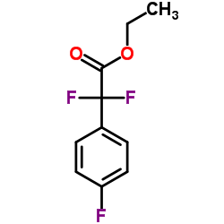 2,2-二氟-2-(4-氟苯基)乙酸乙酯结构式