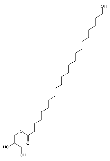 2,3-dihydroxypropyl 22-hydroxydocosanoate Structure