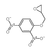 2-[(2,4-dinitrophenoxy)methyl]oxirane结构式