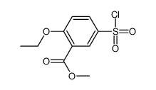 methyl 5-chlorosulfonyl-2-ethoxybenzoate Structure